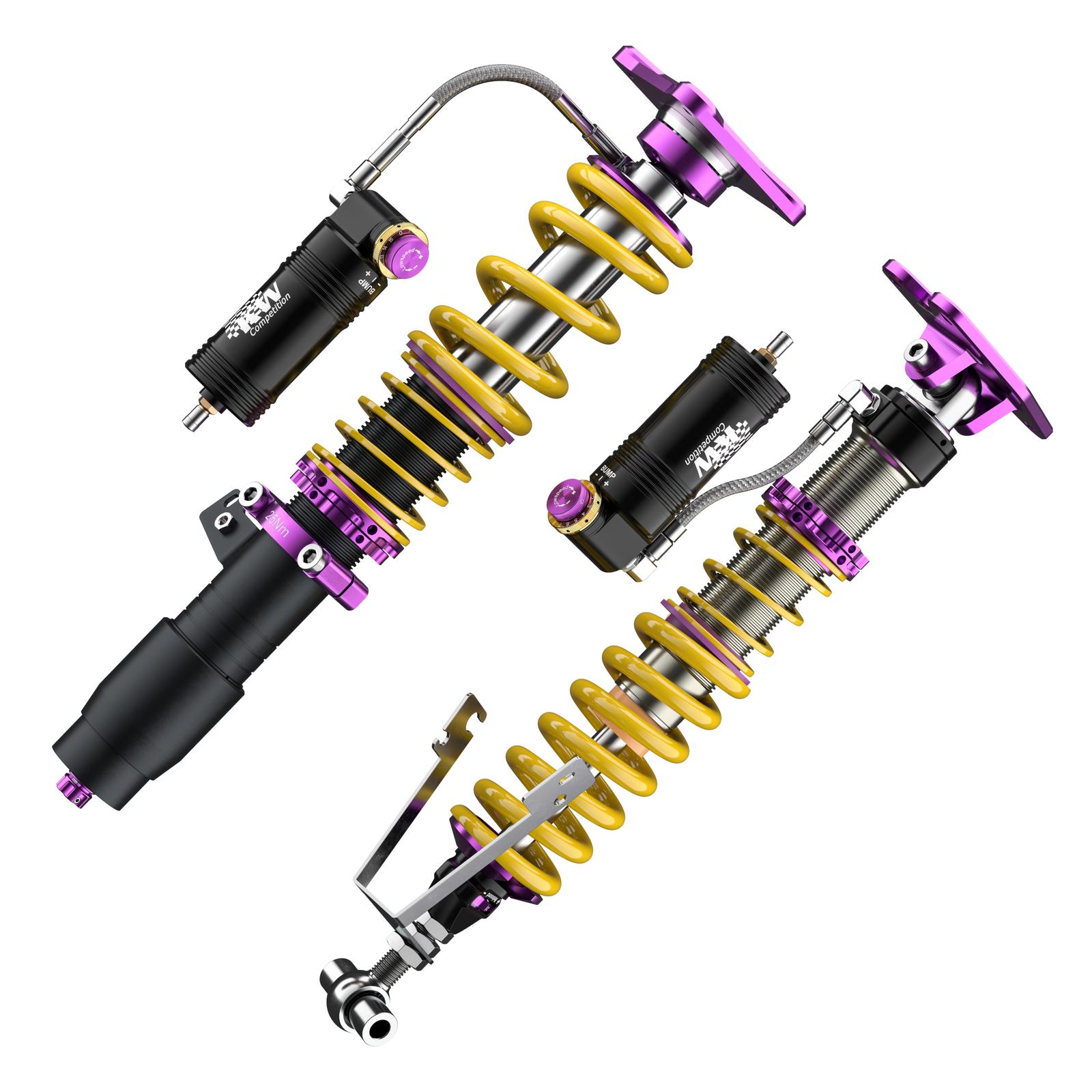 KW V4 Racing Výškovo nastaviteľný podvozok – 39720346