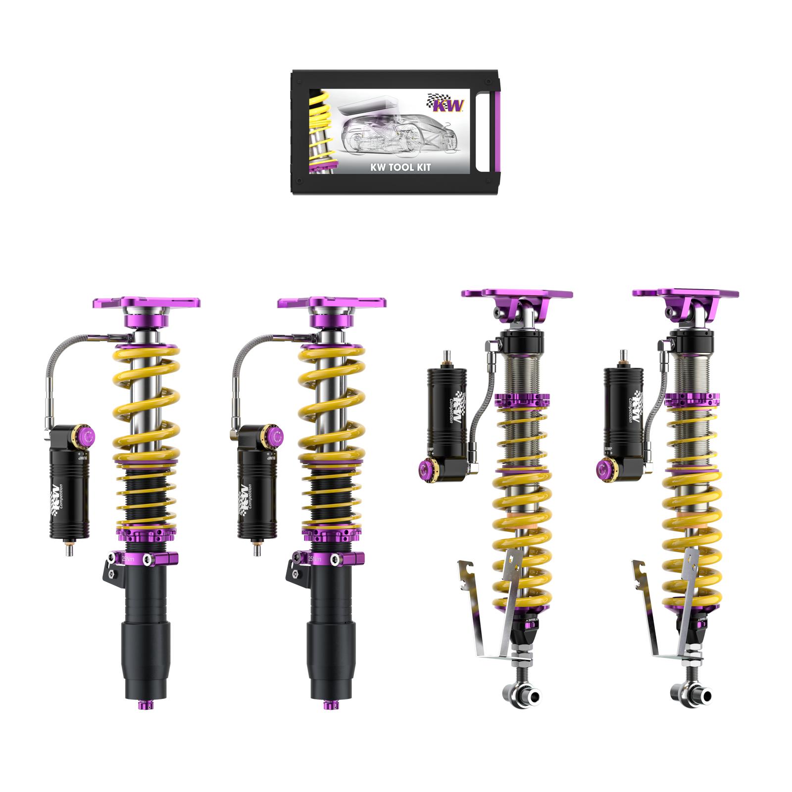 KW V4 Racing Výškovo nastaviteľný podvozok – 39720348